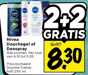 Nivea - Douchegel of Deospray