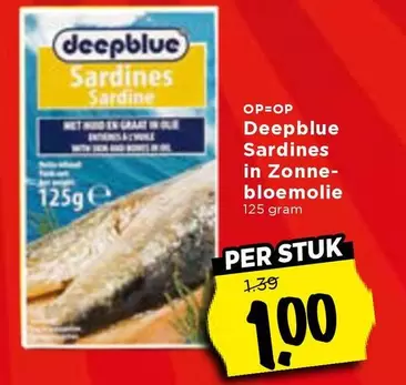 Sardines in Zonnebloemolie