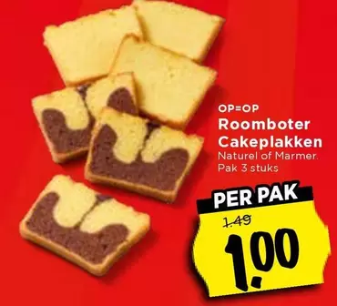 Roomboter Cakeplakken
