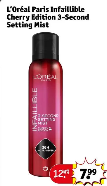 Paris - Infaillible Cherry Edition 3-Second Setting Mist