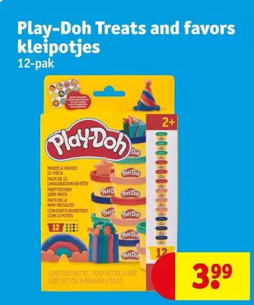 Play-Doh -  Treats and favors kleipotjes