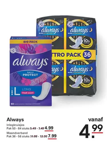 Always - Daily Protect Long Fresh Scent
