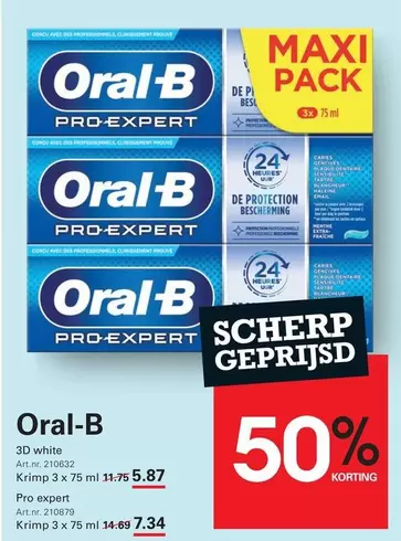 Oral-B - Pro Expert 3D white