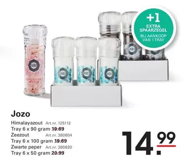 extra - Jozo Himalayazout, Zeezout, Zwarte peper
