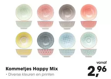 Happy - Kommetjes  Mix