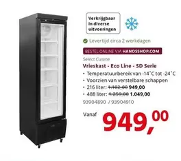 Vrieskast - Eco Line - SD Serie