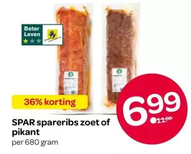 Spareribs Zoet Of Pikant