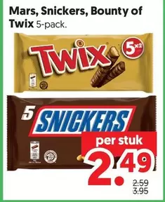 Mars - Twix, Snickers, Bounty
