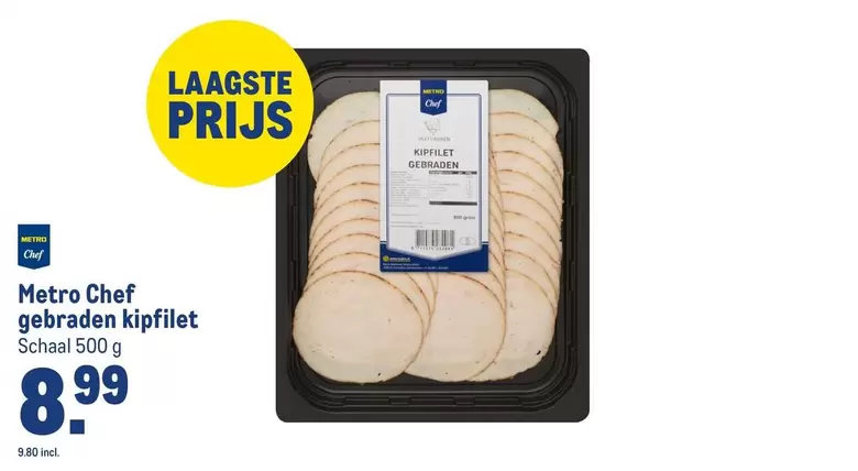 Chef - Metro 
gebraden kipfilet