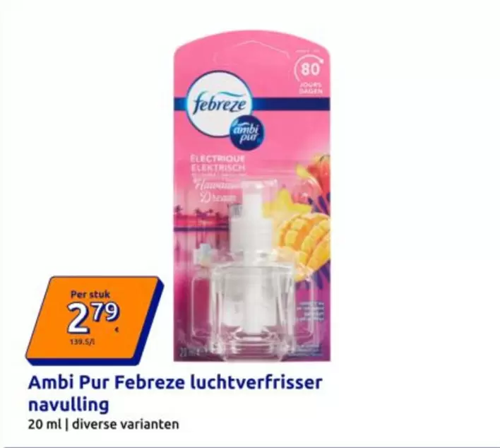 Ambi Pur Febreze luchtverfrisser navulling