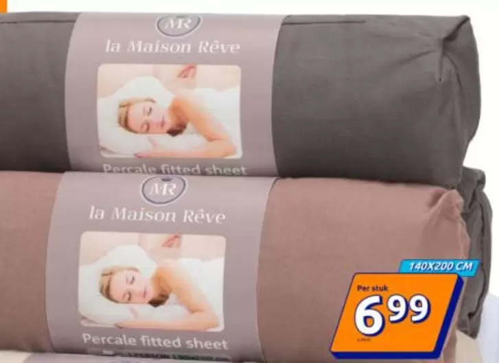 Percale fitted sheet
