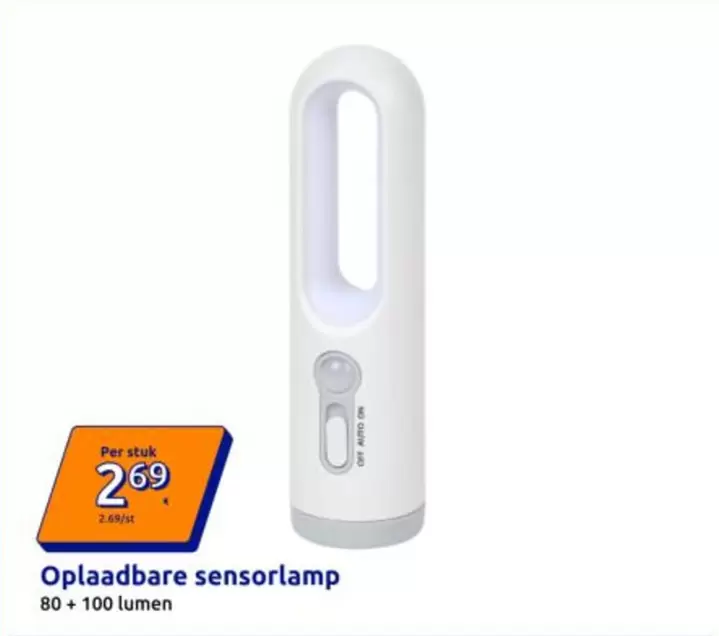 Oplaadbare sensorlamp