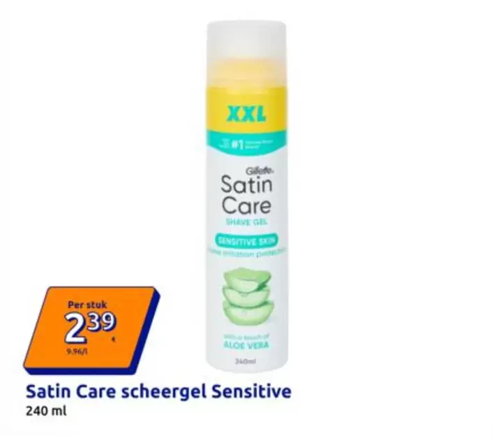 Gillette - Satin Care scheergel Sensitive