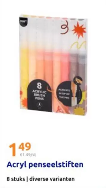 Acryl penselenstiften