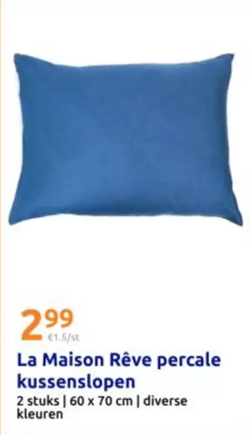 La Maison Rêve percale kussenslopen