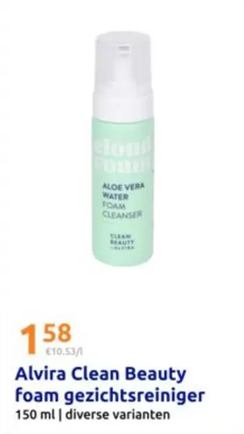 Beauty - Alvira Clean  foam gezichtsreiniger
