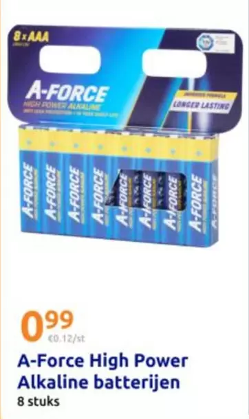 High Power Alkaline batterijen
