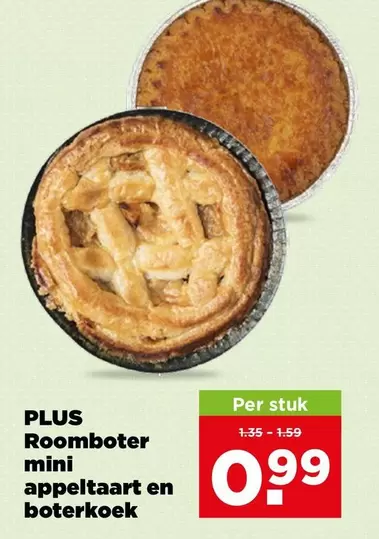 Roomboter mini appeltaart en boterkoek