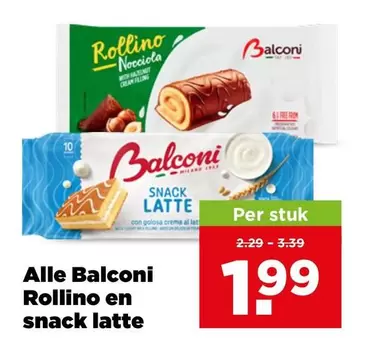 Snack - Rollino en snack latte