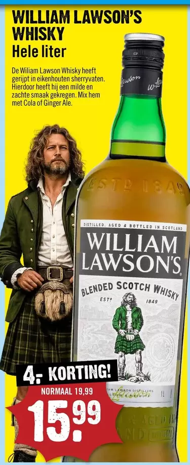 De - WHISKY Hele liter