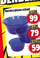 Duralex glazen schaal
