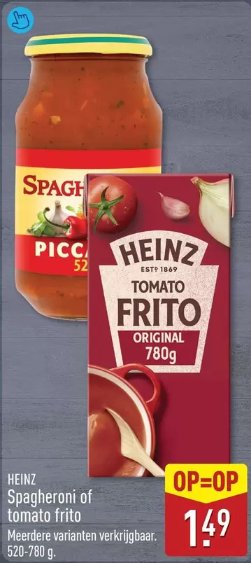 Heinz - Spagheroni of tomato frito