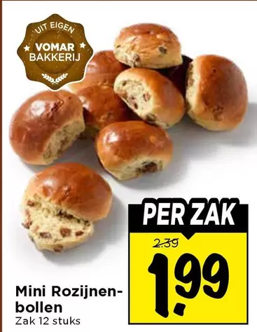 Mini Rozijnenbollen