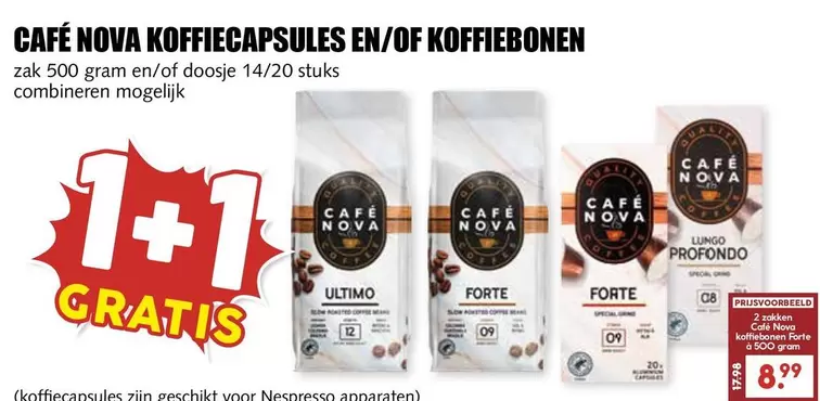 Nespresso - KOFFIECAPULES EN/OF KOFFIEBONEN