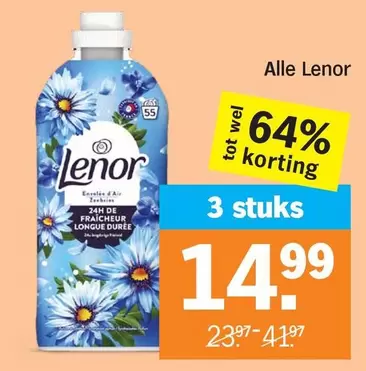 De - Lenor Fabric Softener