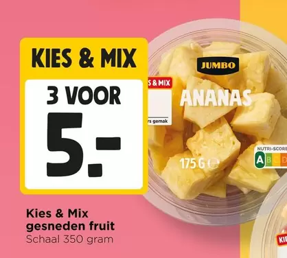 Jumbo - Kies & Mix gesneden fruit