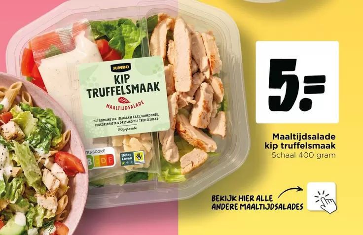 Jumbo - Kip truffelsmaak maaltijdsalade