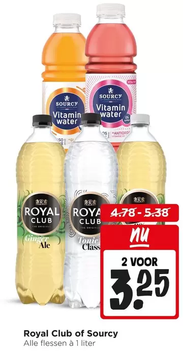Royal - Club or Sourcy Vitamin Water
