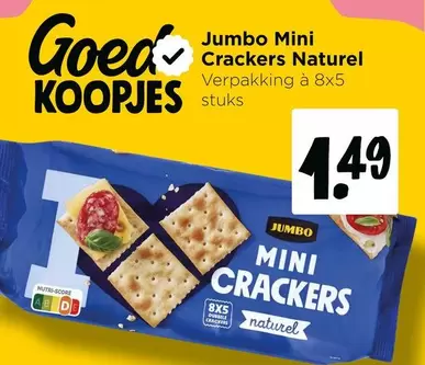 Jumbo - Mini Crackers Naturel