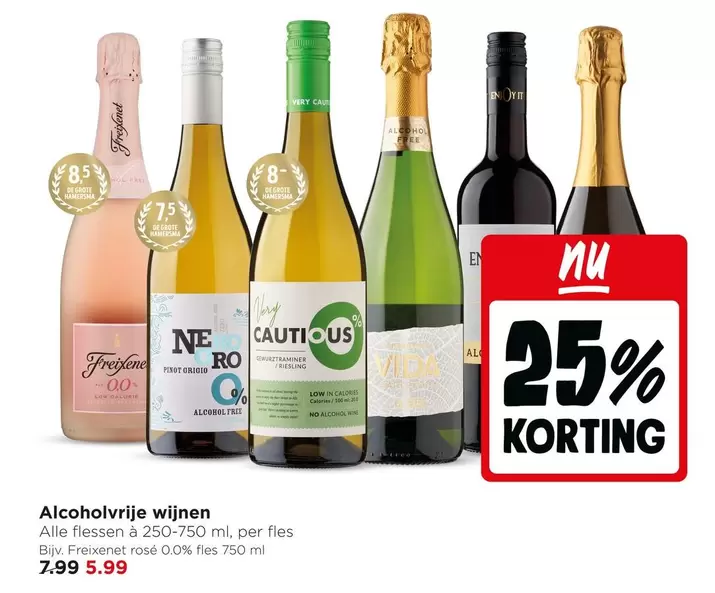 Freixenet - Alcoholvrije wijnen