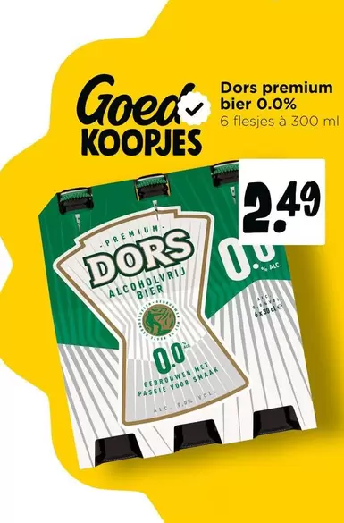Dors premium bier 0.0%