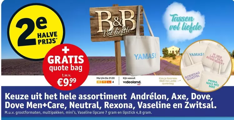 Dove - Assortiment Andrélon, Axe, , Men+Care, Neutral, Rexona, Vaseline en Zwitsal