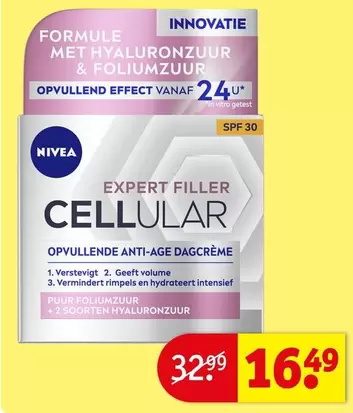 Nivea - CELLULAR EXPERT FILLER OPVULLENDE ANTI-AGE DAGCRÈME