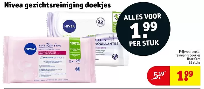 Nivea - Gezichtsreiniging Doekjes