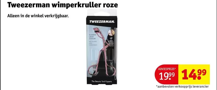 De - Wimperkruller Roze