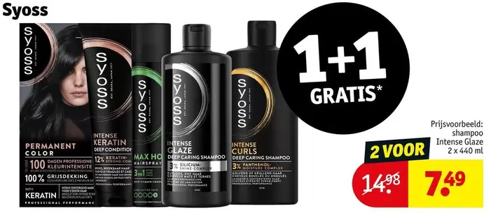 De - Intense Glaze ep Caring Shampoo