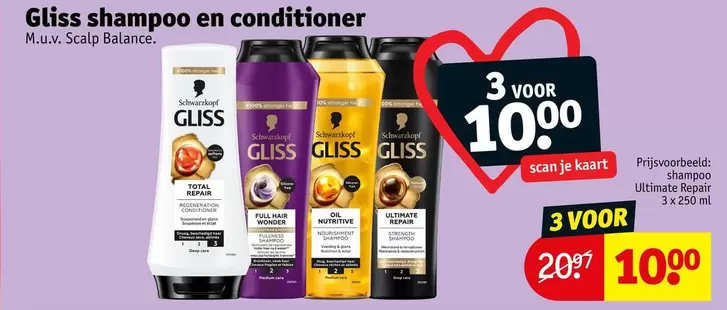 Medium - Gliss shampoo en conditioner