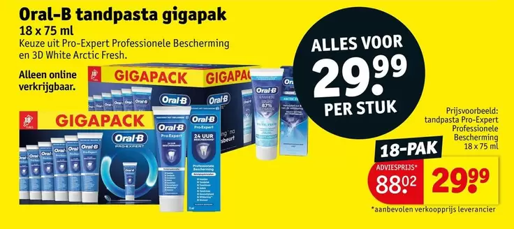 Oral-B - Tandpasta Gigapack