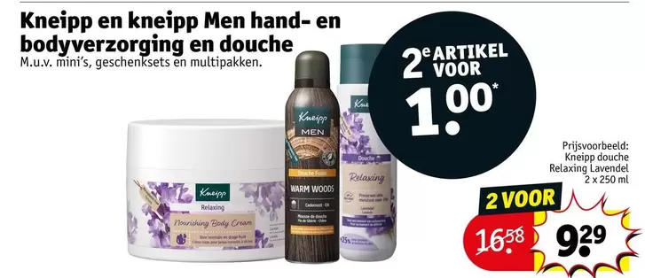 De - Kneipp hand- en bodyverzorging en douche