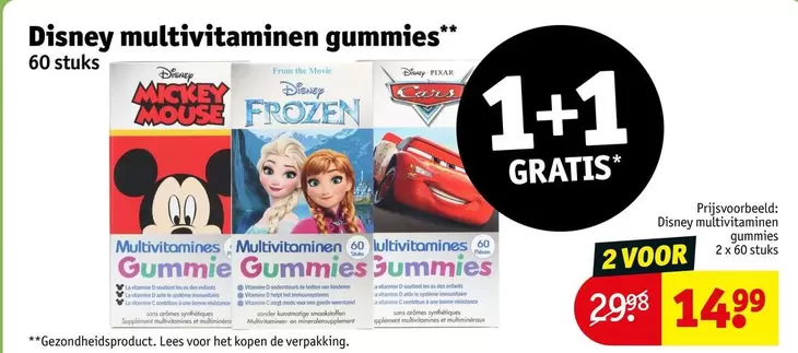 Disney - multivitamines gummies