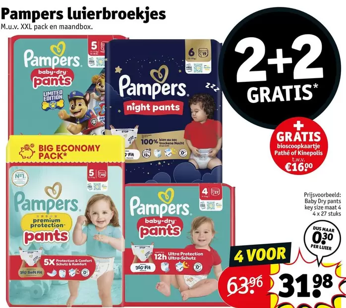 Pampers - luierbroekjes
