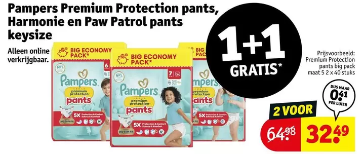 Pampers - Premium Protection pants, Harmonie en Paw Patrol pants