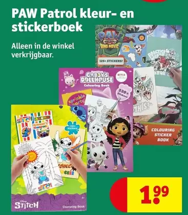 Paw Patrol - PAW Patrol kleur- en stickerboek