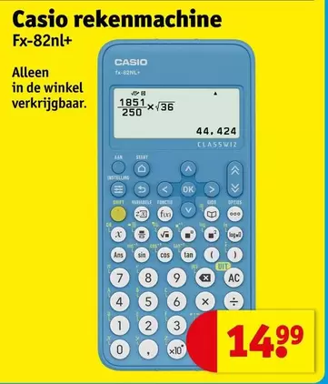 CASIO - Rekenmachine Fx-82nl+
