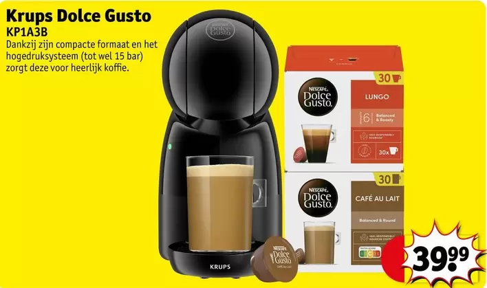 Dolce Gusto - Krups  KP1A3B
