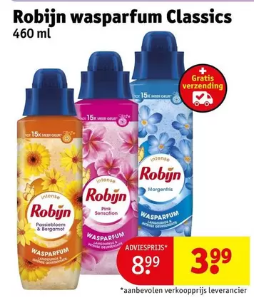 Pink - Robijn wasparfum Classics